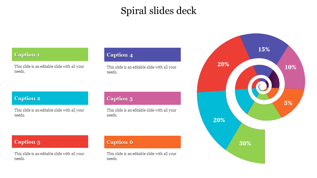 spiral slides deck
